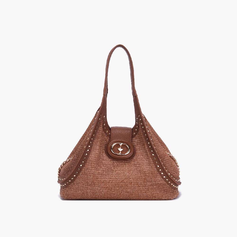 La Carrie BORSA SHOPPING ROMANTIC BRANDY