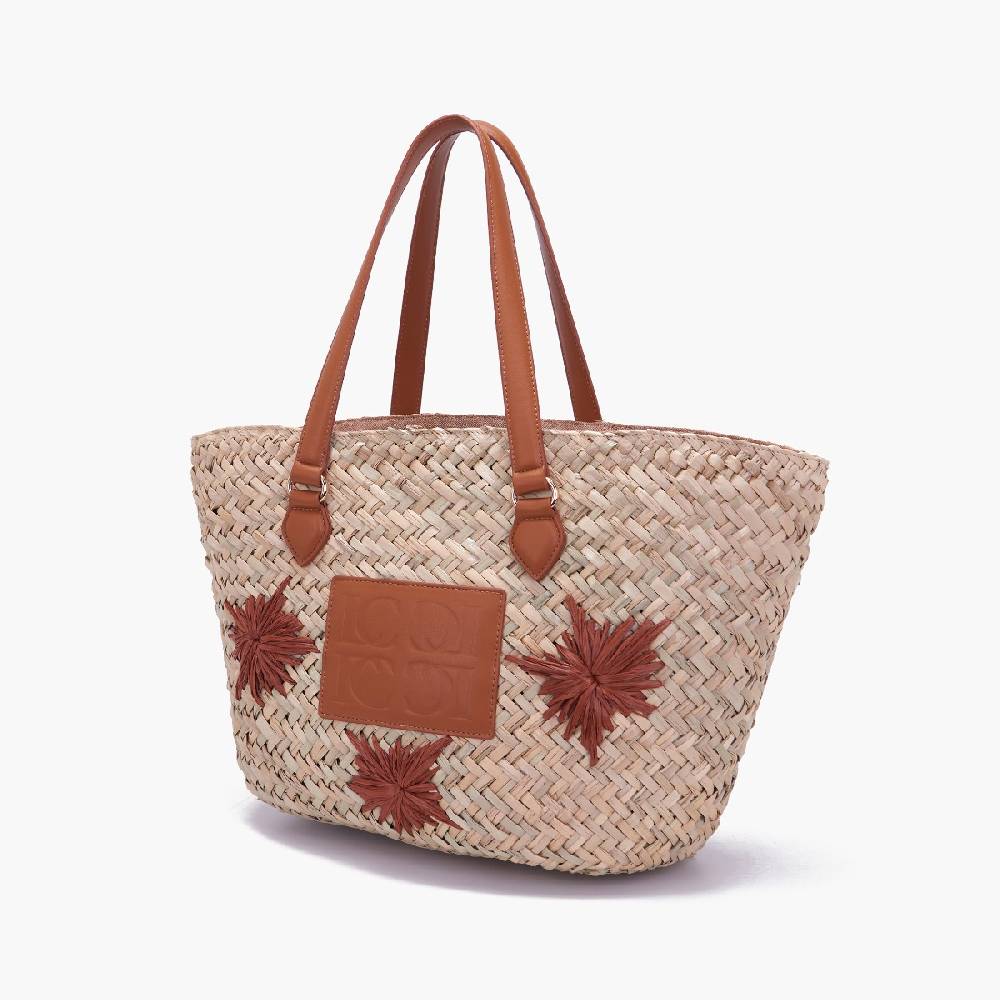 La Carrie BORSA SHOPPING SEASALT CUOIO