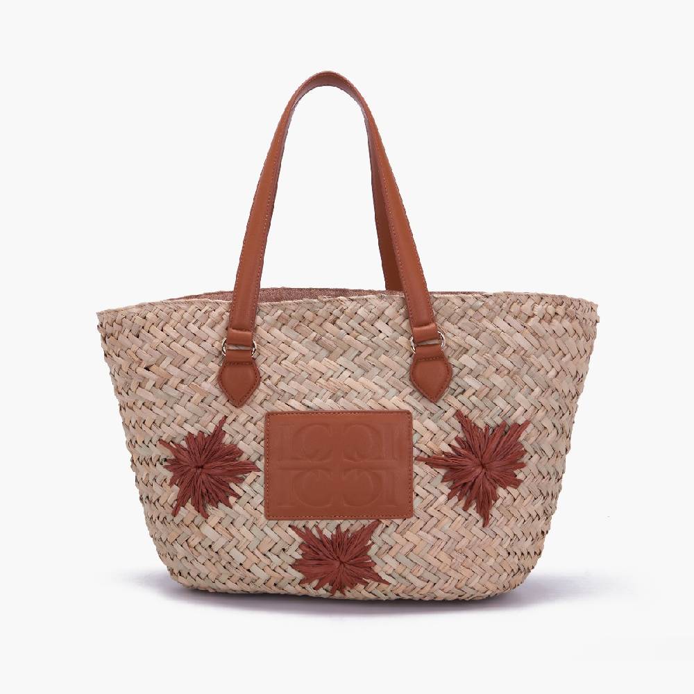 La Carrie BORSA SHOPPING SEASALT CUOIO