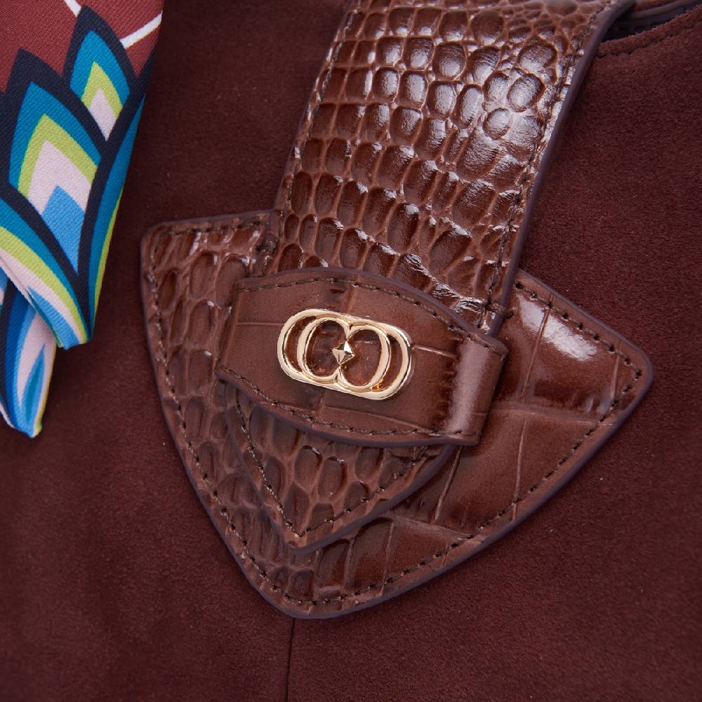 La Carrie BORSA SHOPPING TEMPEST BROWN