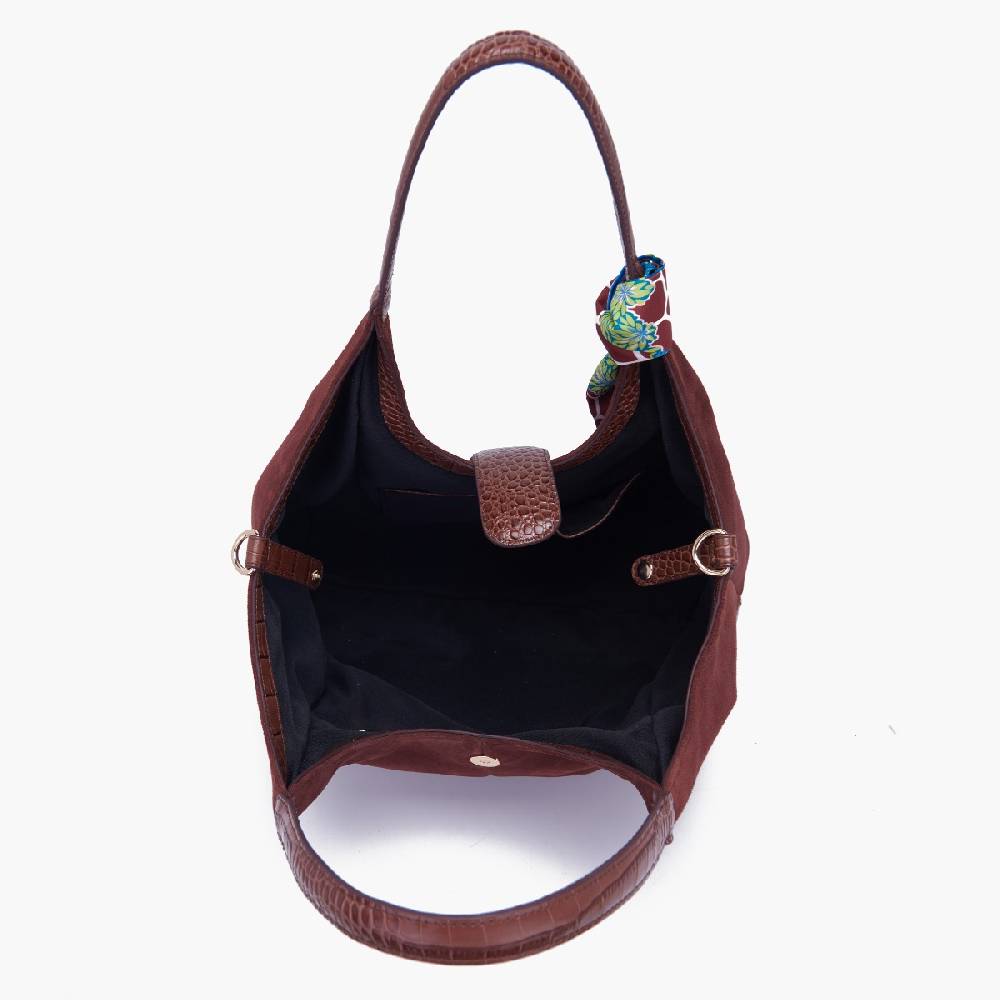 La Carrie BORSA SHOPPING TEMPEST BROWN
