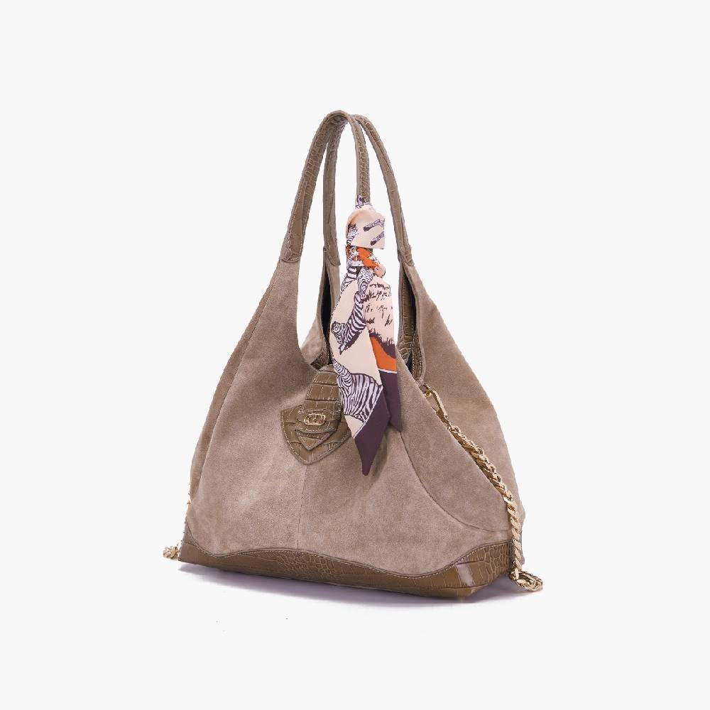 La Carrie BORSA SHOPPING TEMPEST TAUPE