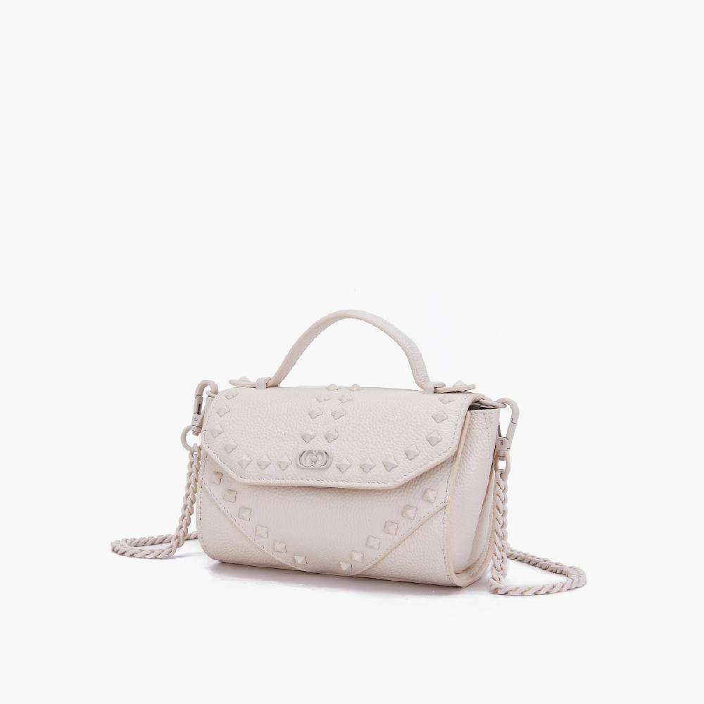 La Carrie MINI BORSA A MANO FRIVOLOUS IVORY