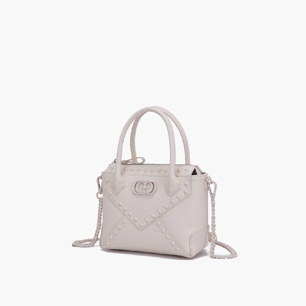 La Carrie MINI BORSA A MANO FRIVOLOUS IVORY