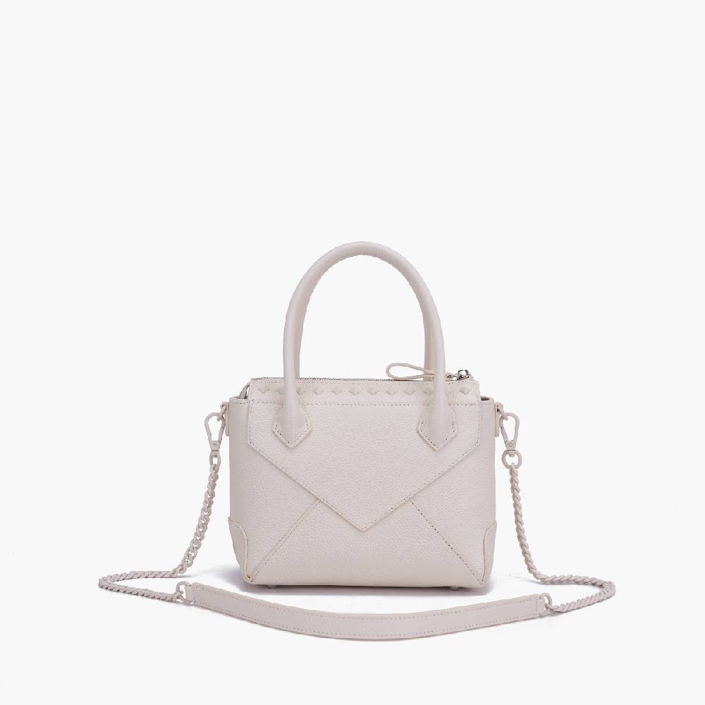La Carrie MINI BORSA A MANO FRIVOLOUS IVORY