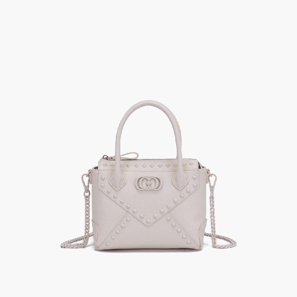 La Carrie MINI BORSA A MANO FRIVOLOUS IVORY