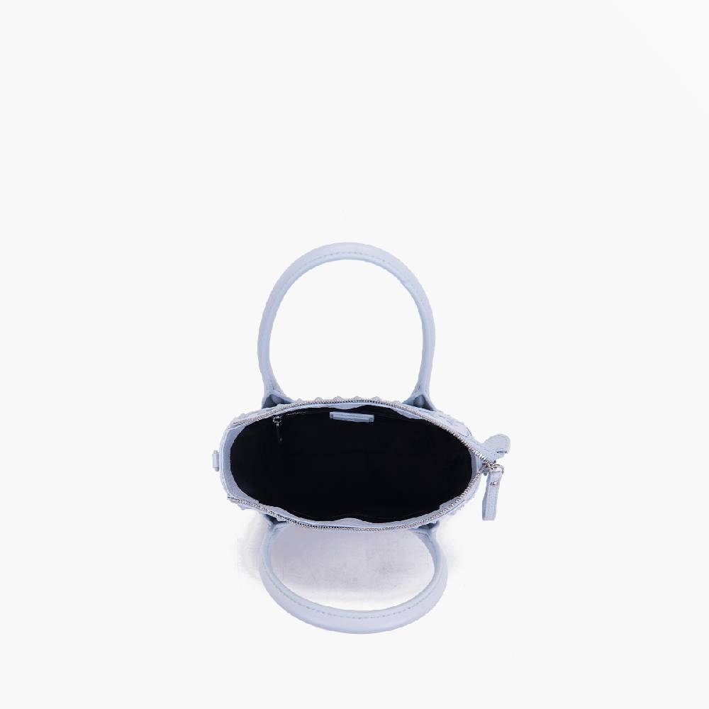 La Carrie MINI BORSA A MANO FRIVOLOUS IVORY SKY