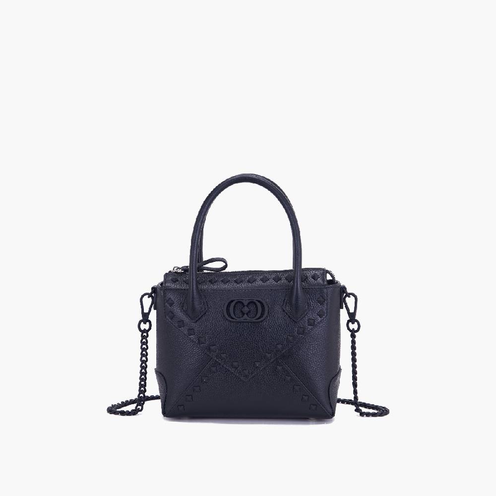 La Carrie MINI BORSA A MANO FRIVOLOUS NERA