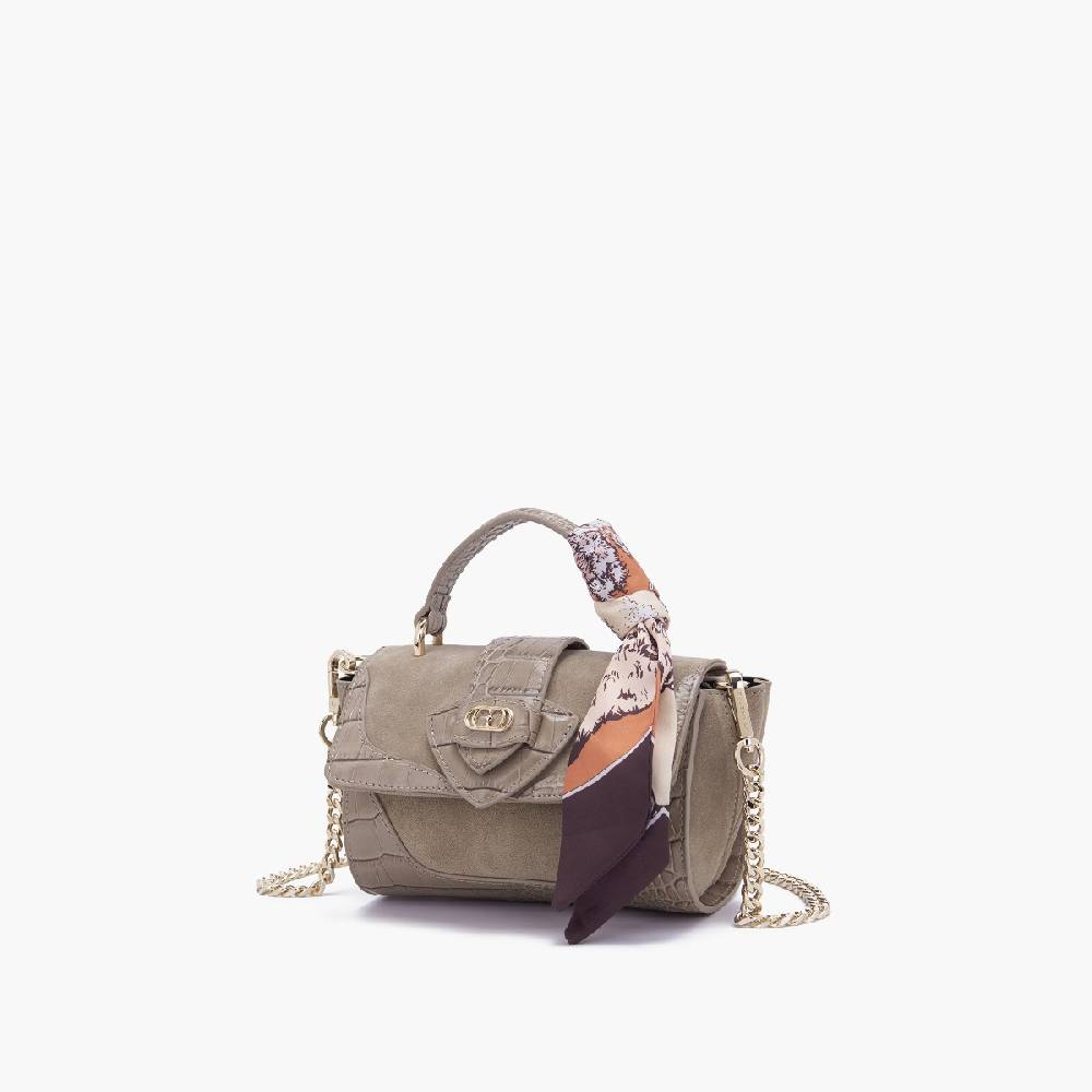 La Carrie MINI BORSA A MANO TEMPEST TAUPE