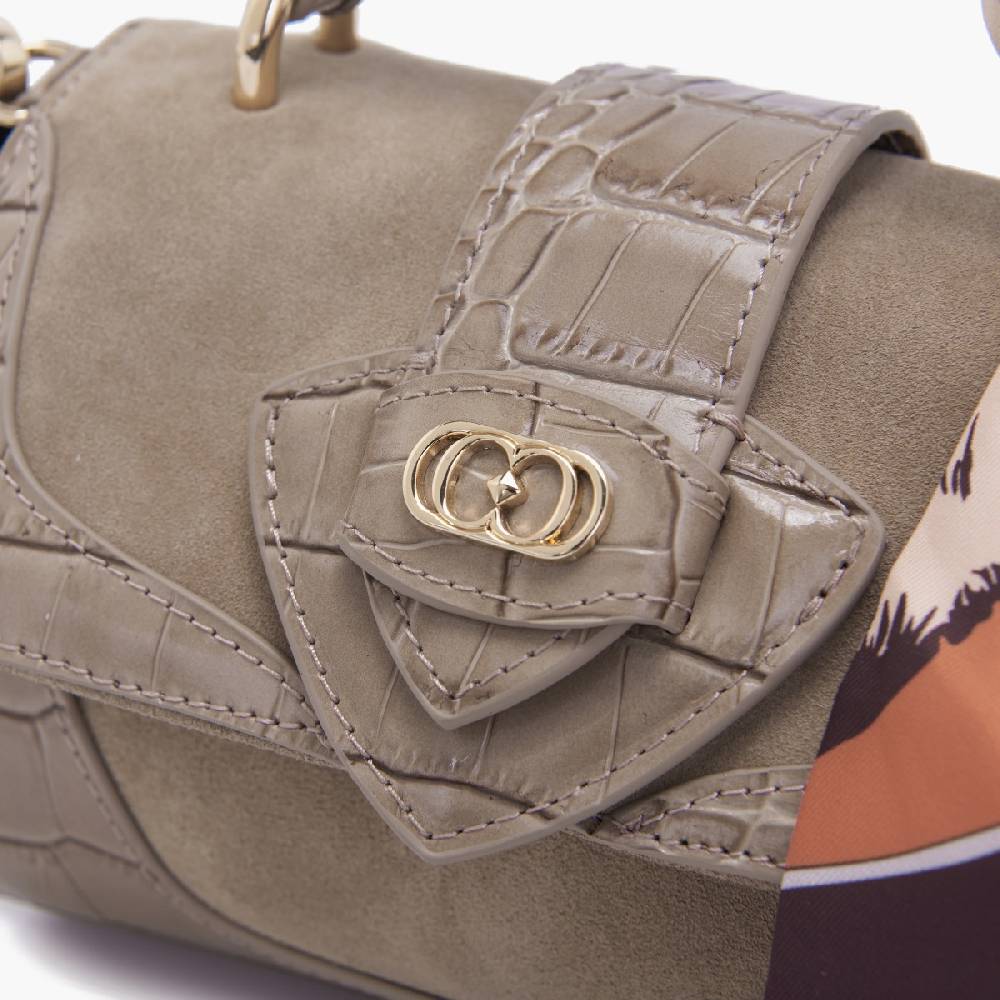 La Carrie MINI BORSA A MANO TEMPEST TAUPE