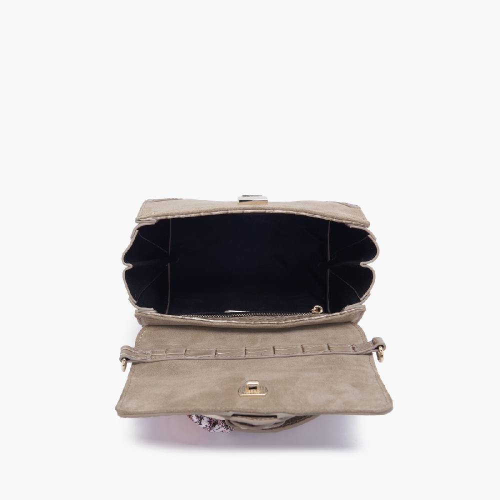 La Carrie MINI BORSA A MANO TEMPEST TAUPE