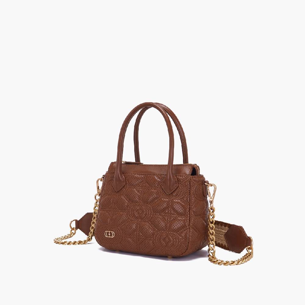 La Carrie MINI BORSA A MANO TOUCHY CUOIO