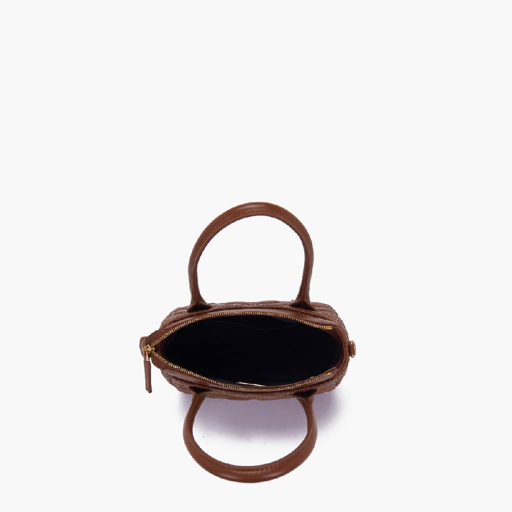 La Carrie MINI BORSA A MANO TOUCHY CUOIO