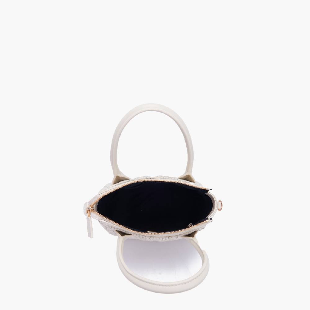 La Carrie MINI BORSA A MANO TOUCHY IVORY