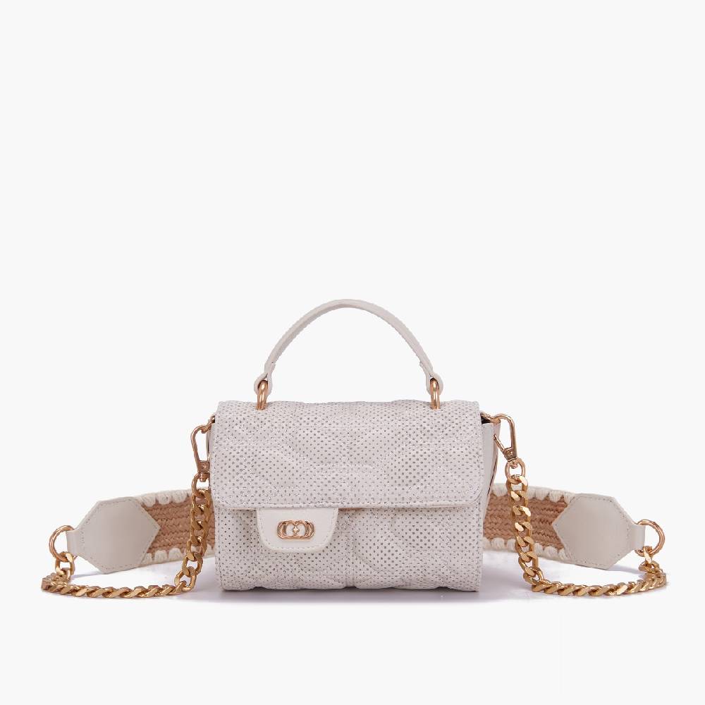 La Carrie MINI BORSA A MANO TOUCHY IVORY