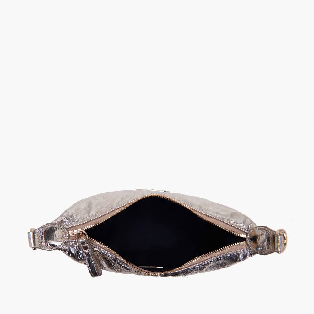 La Carrie MINI BORSA A SPALLA SHINY GOLD