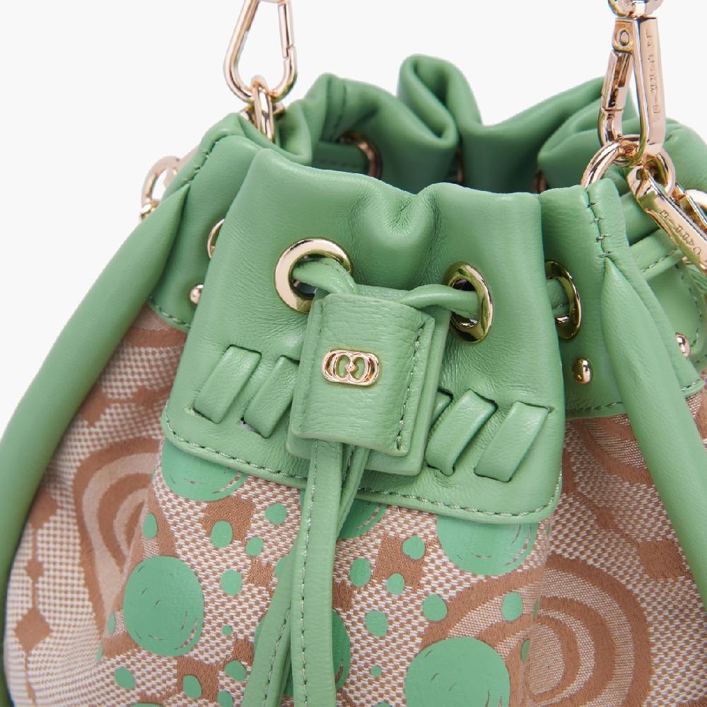 La Carrie SECCHIELLO MONOGRAM PISTACCHIO