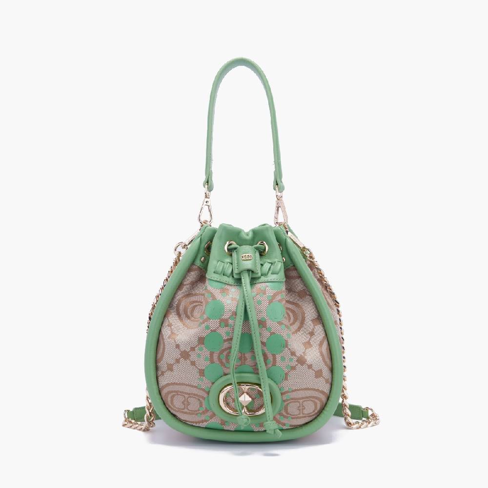 La Carrie SECCHIELLO MONOGRAM PISTACCHIO