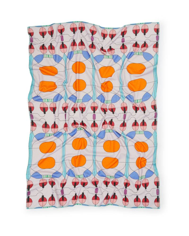 Lanerossi Campanule Plaid E Cuscino By Elena Salmistraro