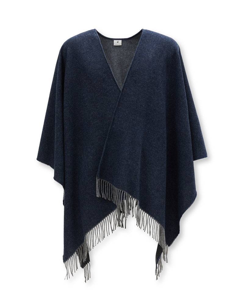 Lanerossi Colin Poncho In Misto Cashmere E Lana