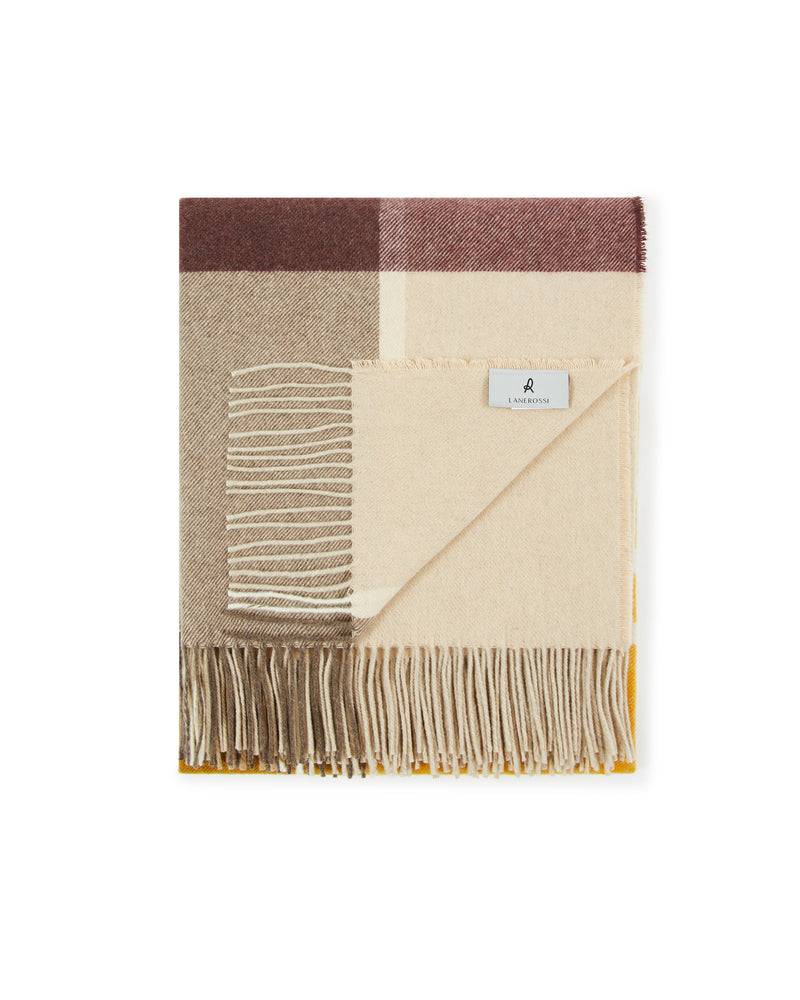 Lanerossi Everest Check Plaid In Puro Cashmere