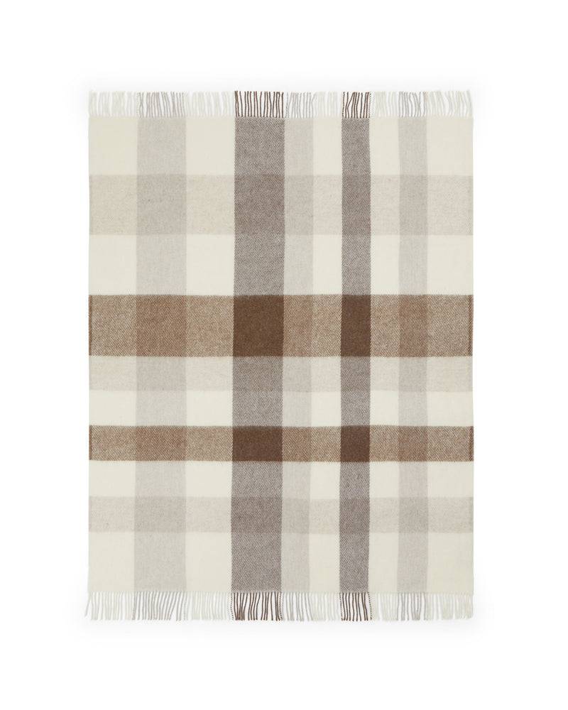 Lanerossi Iseo Check Plaid In Pura Lana