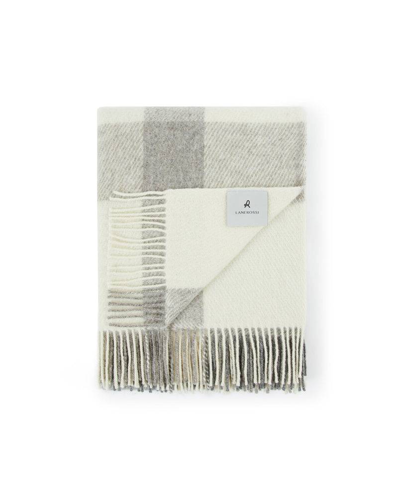 Lanerossi Iseo Check Plaid In Pura Lana