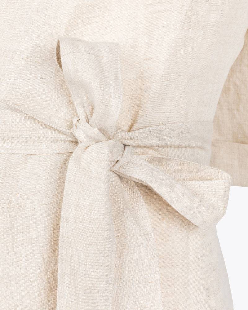 Lanerossi Kimono Vestaglia In Lino