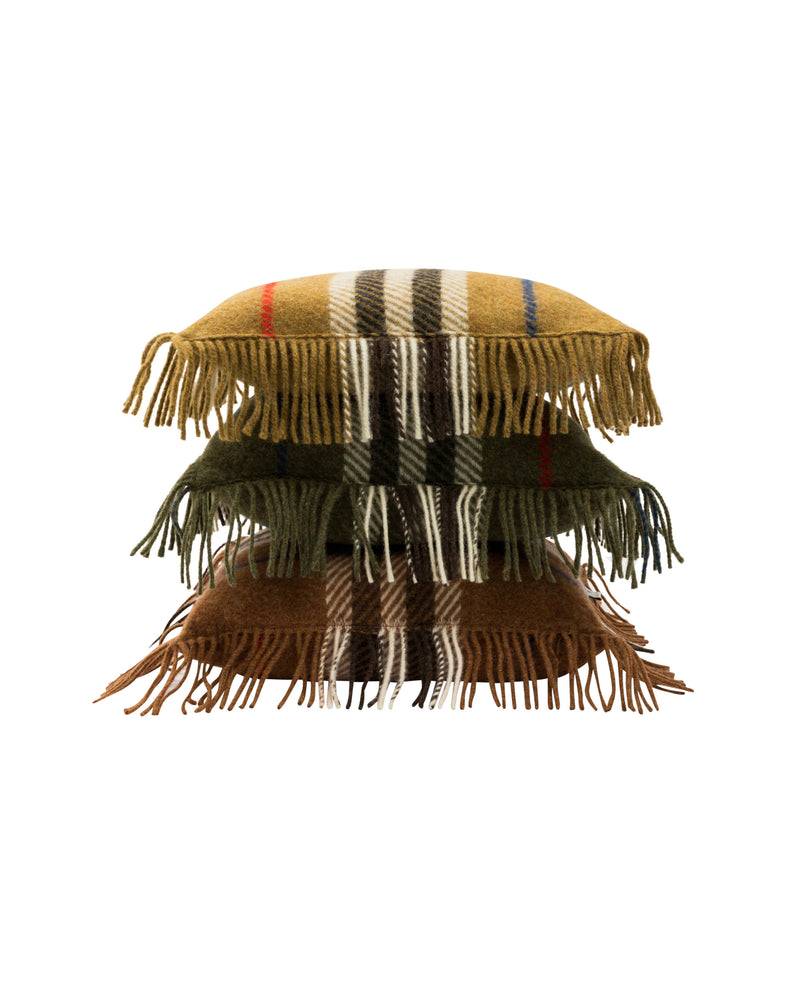 Lanerossi Rossi Check Cuscino