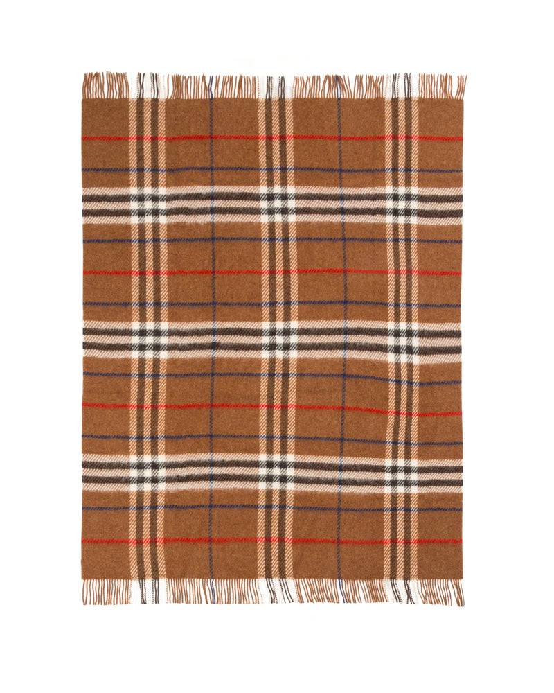 Lanerossi Rossi Check Plaid In Pura Lana
