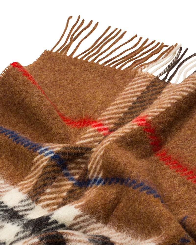 Lanerossi Rossi Check Plaid In Pura Lana