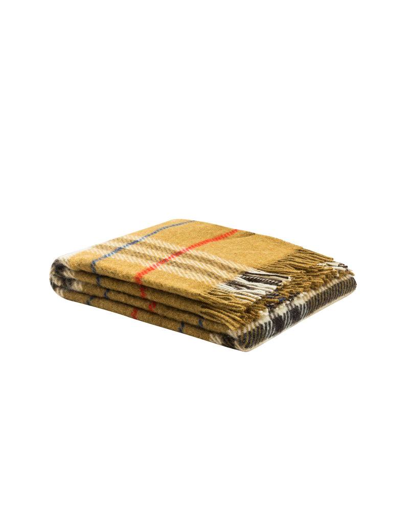 Lanerossi Rossi Check Plaid In Pura Lana