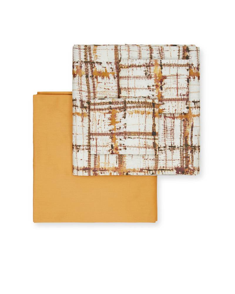 Lanerossi Marais Completo Lenzuola In Raso Di Cotone