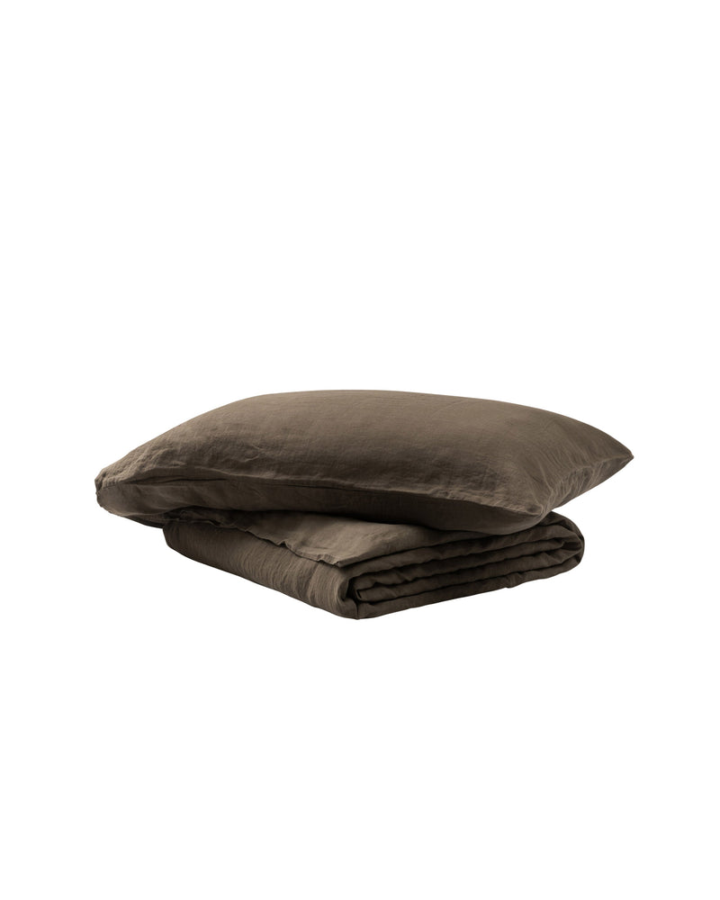 Lanerossi Nuvola Completo Copripiumino Matrimoniale In Puro Lino