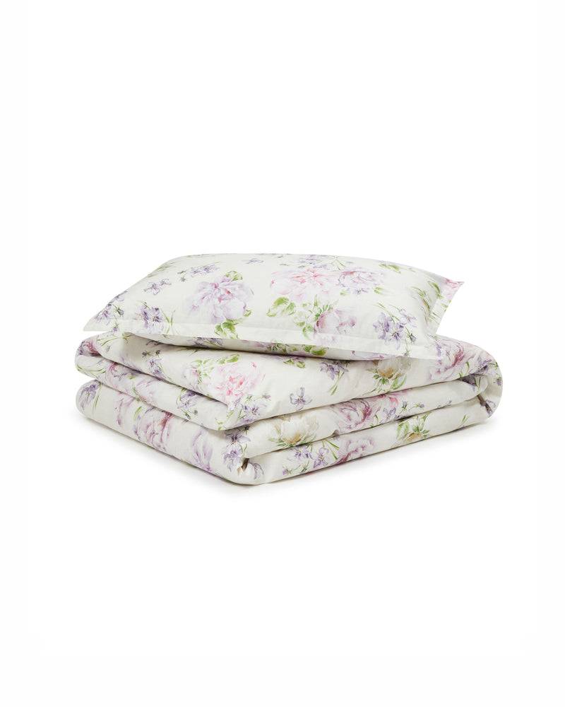 Lanerossi Peonia completo lenzuola in raso di cotone