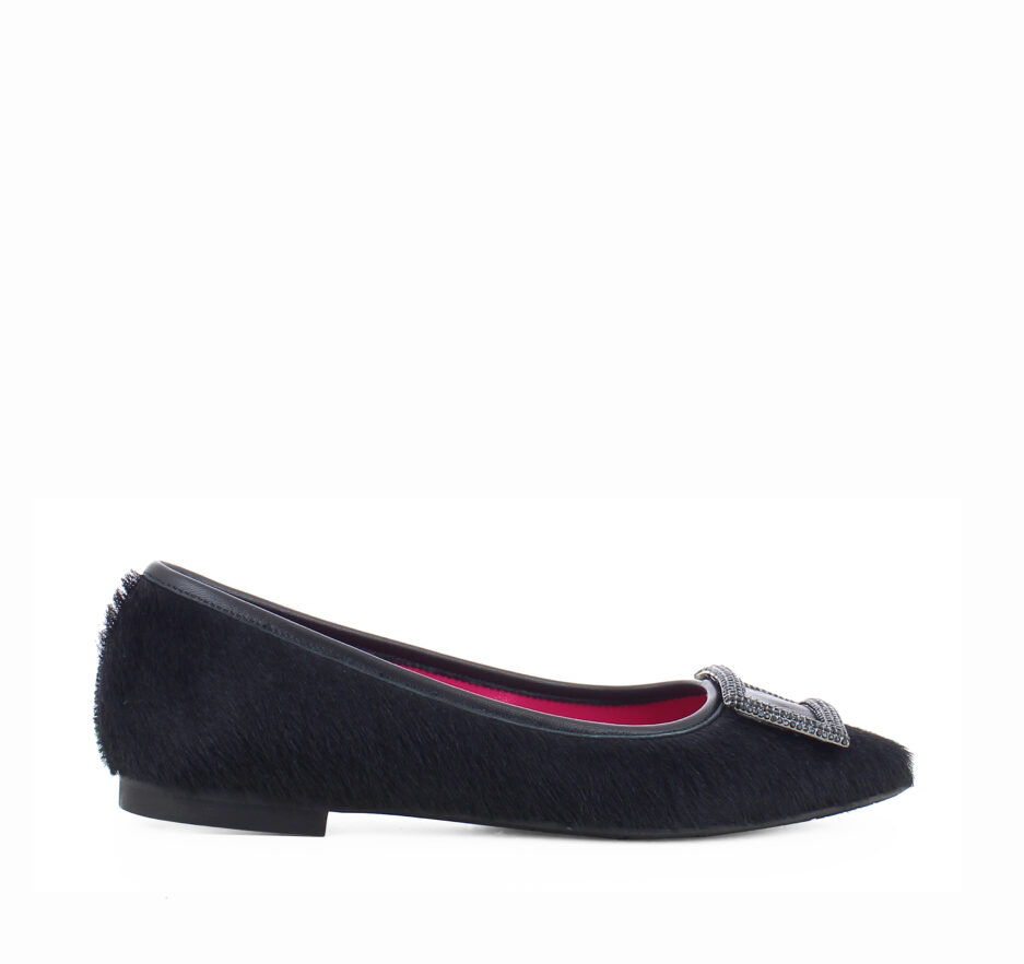 Le Babe BALLERINE IN CAVALLINO NERO