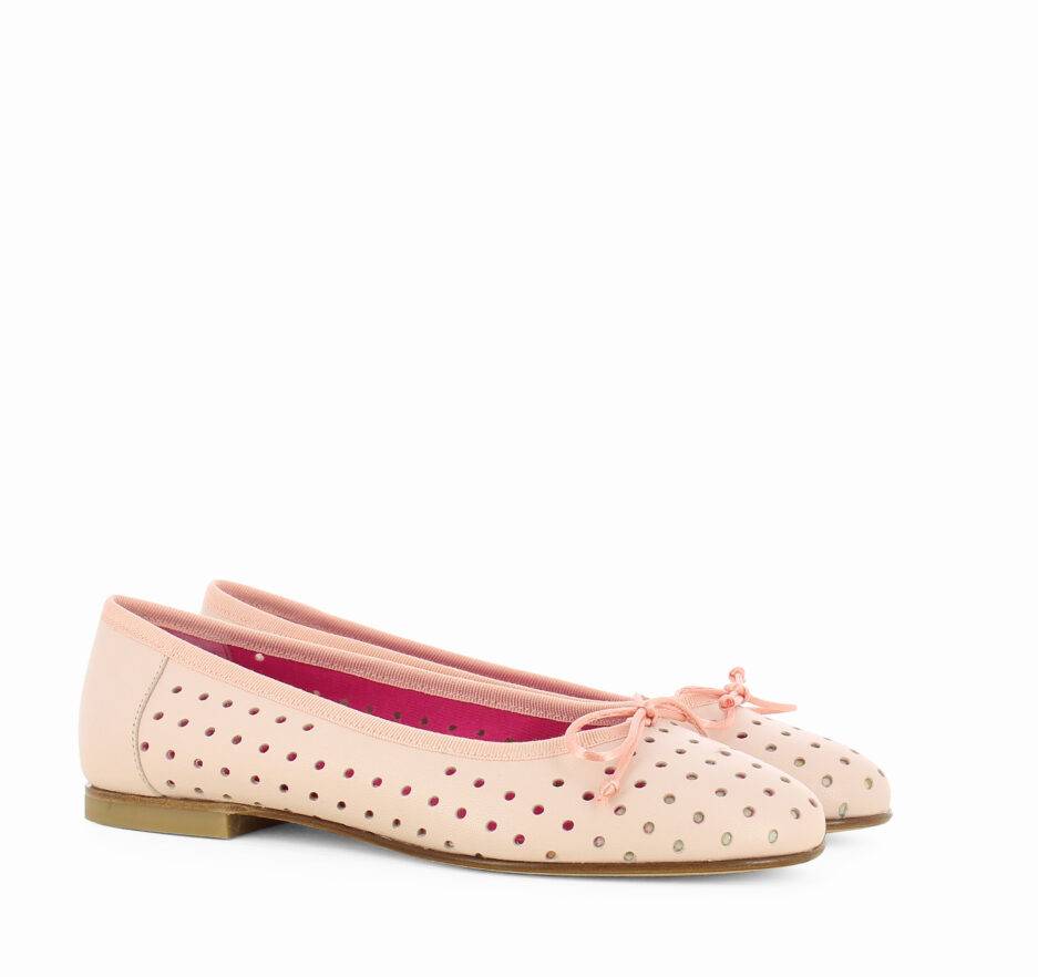 Le Babe BALLERINE IN NAPPA ROSA