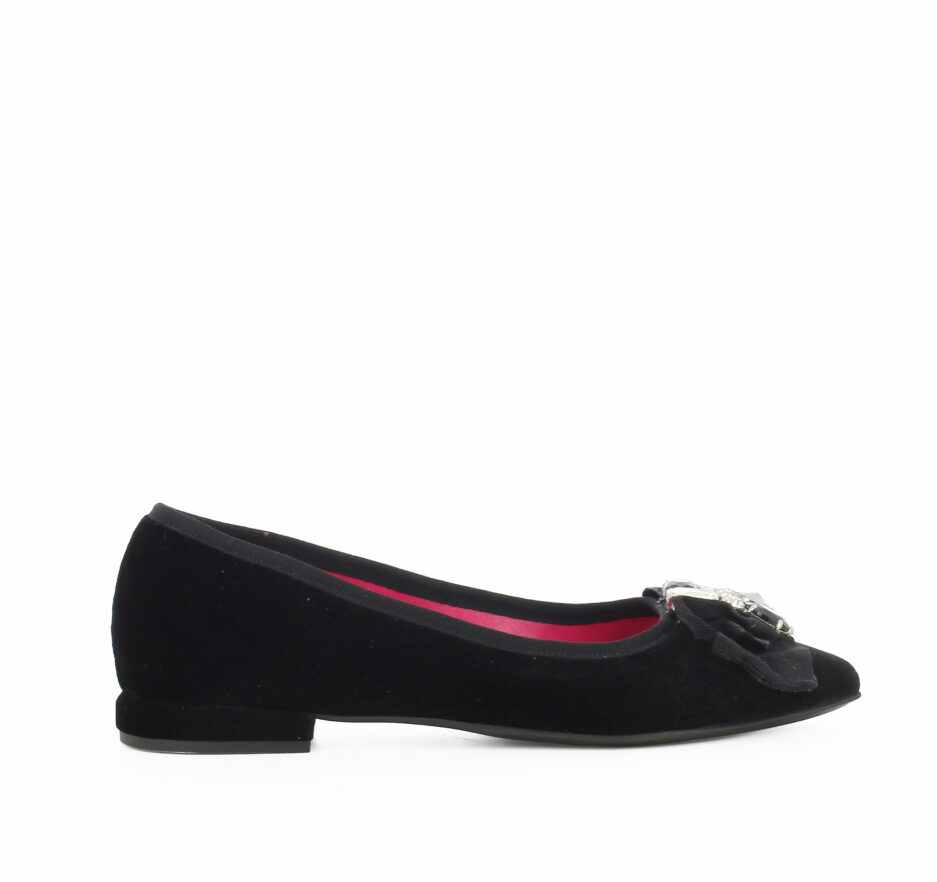 Le Babe BALLERINE IN VELLUTO NERO