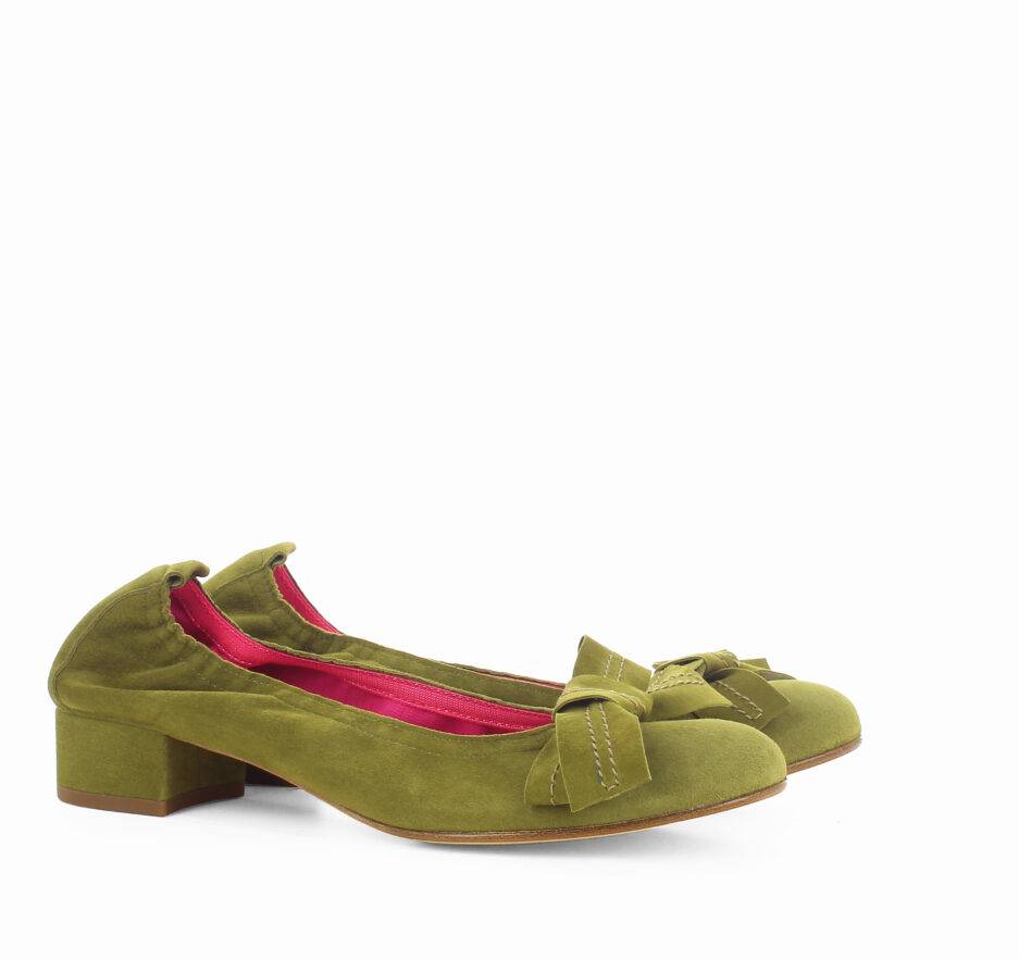 Le Babe BALLERINE IN VELOUR ALOE