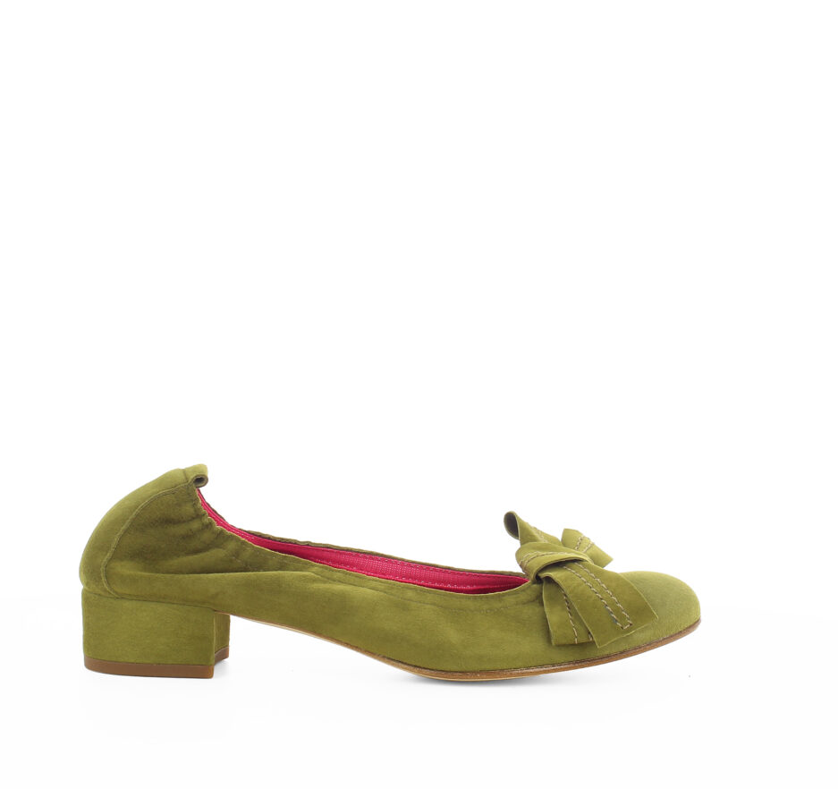 Le Babe BALLERINE IN VELOUR ALOE