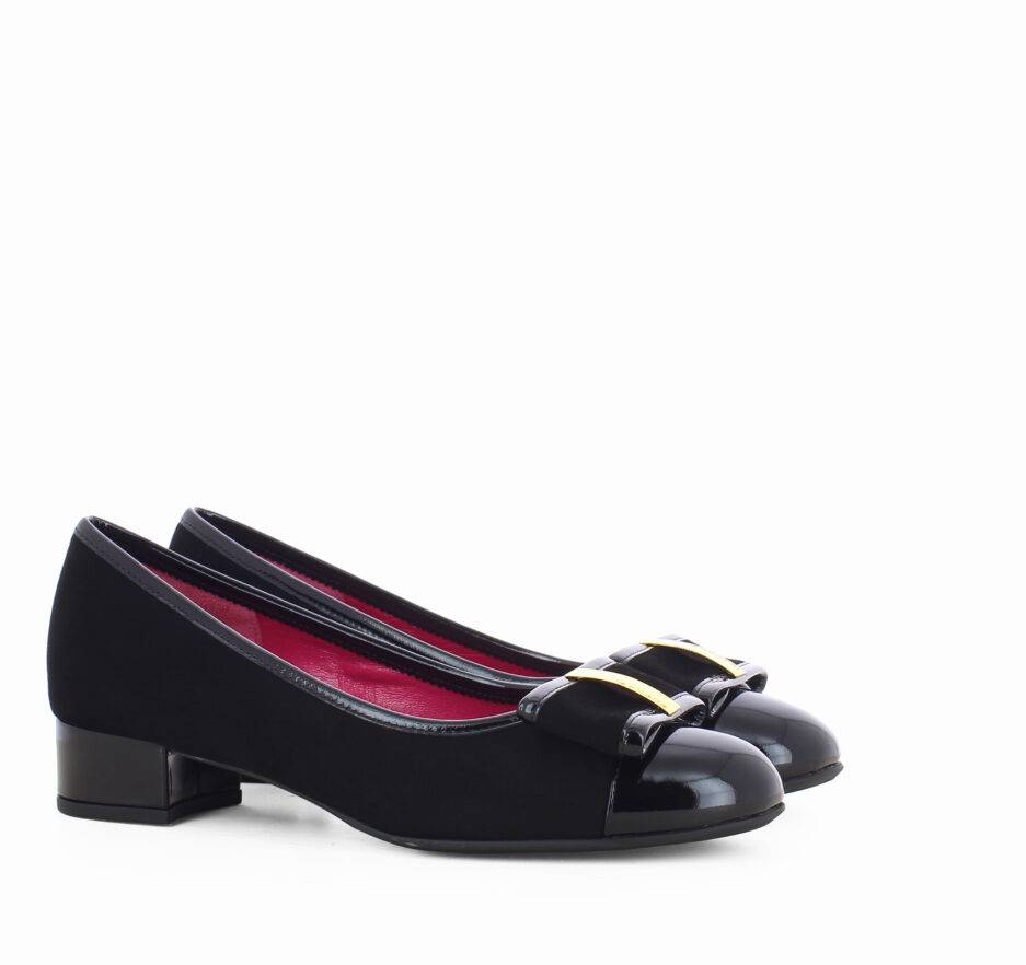 Le Babe BALLERINE IN VELOUR NERO