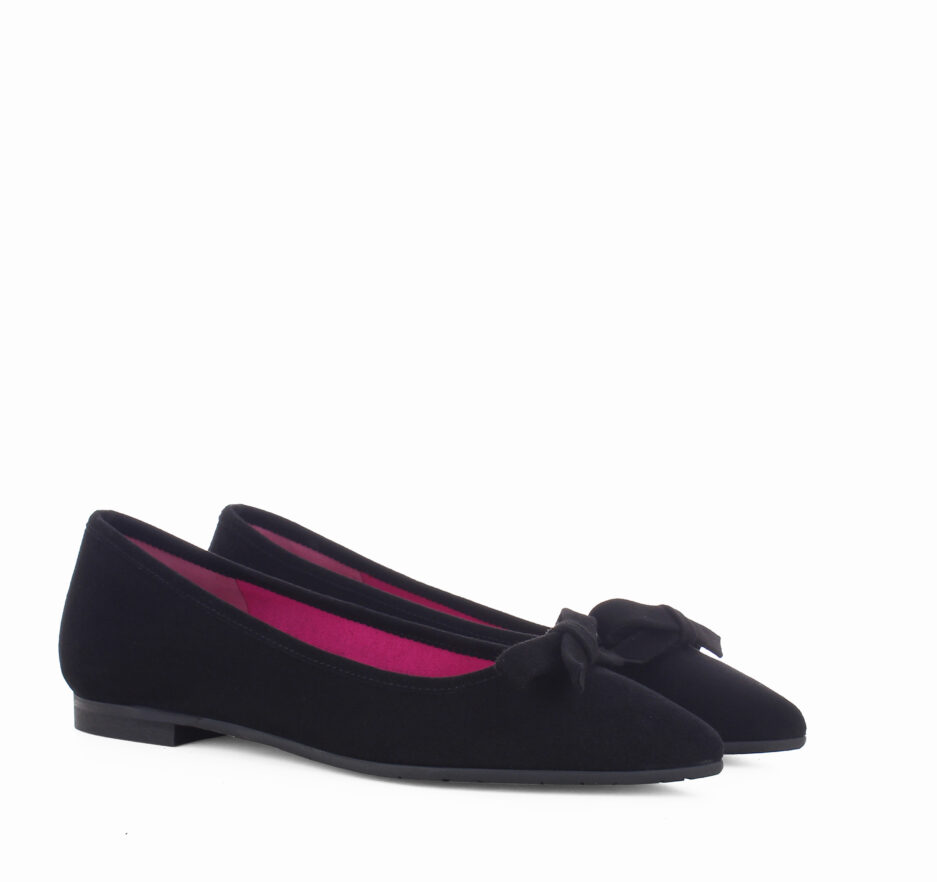 Le Babe BALLERINE IN VELOUR NERO