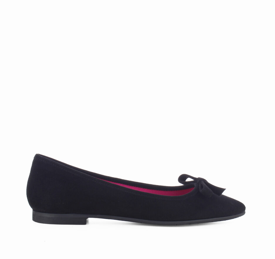 Le Babe BALLERINE IN VELOUR NERO