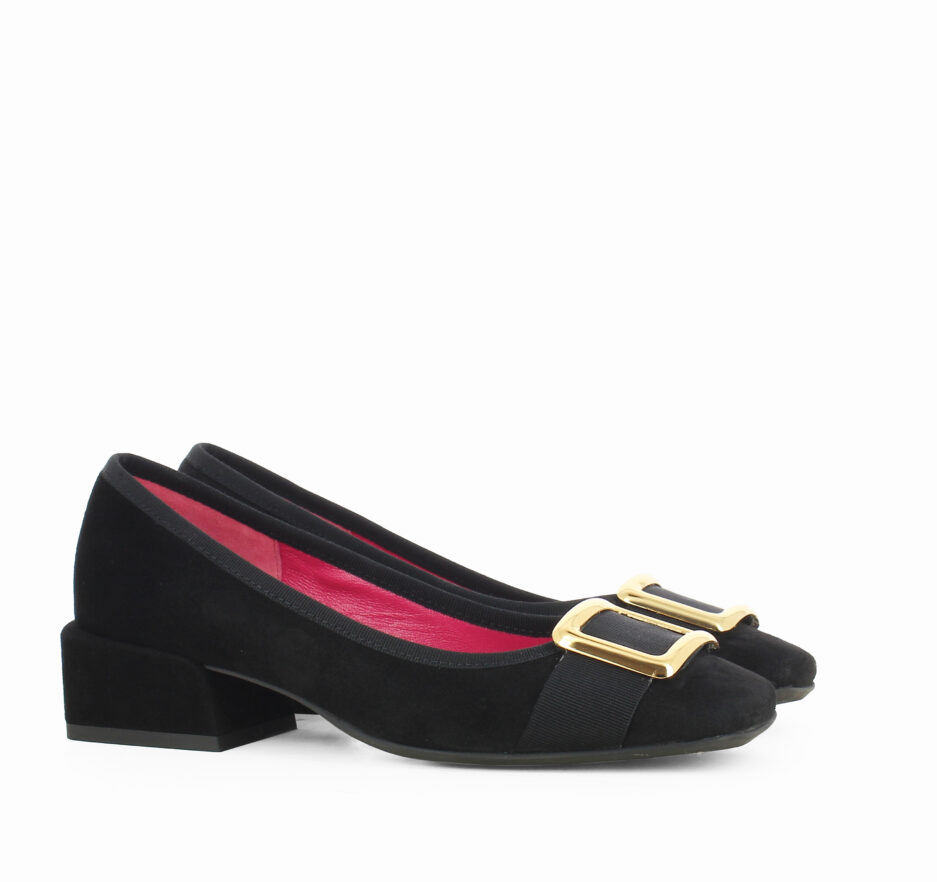 Le Babe BALLERINE IN VELOUR NERO