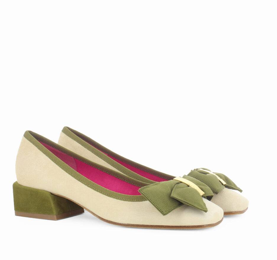 Le Babe BALLERINE IN VELOUR NUT