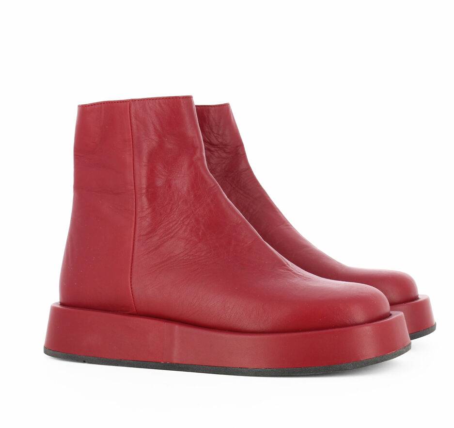 Le Babe BOOTS IN NAPPA RED
