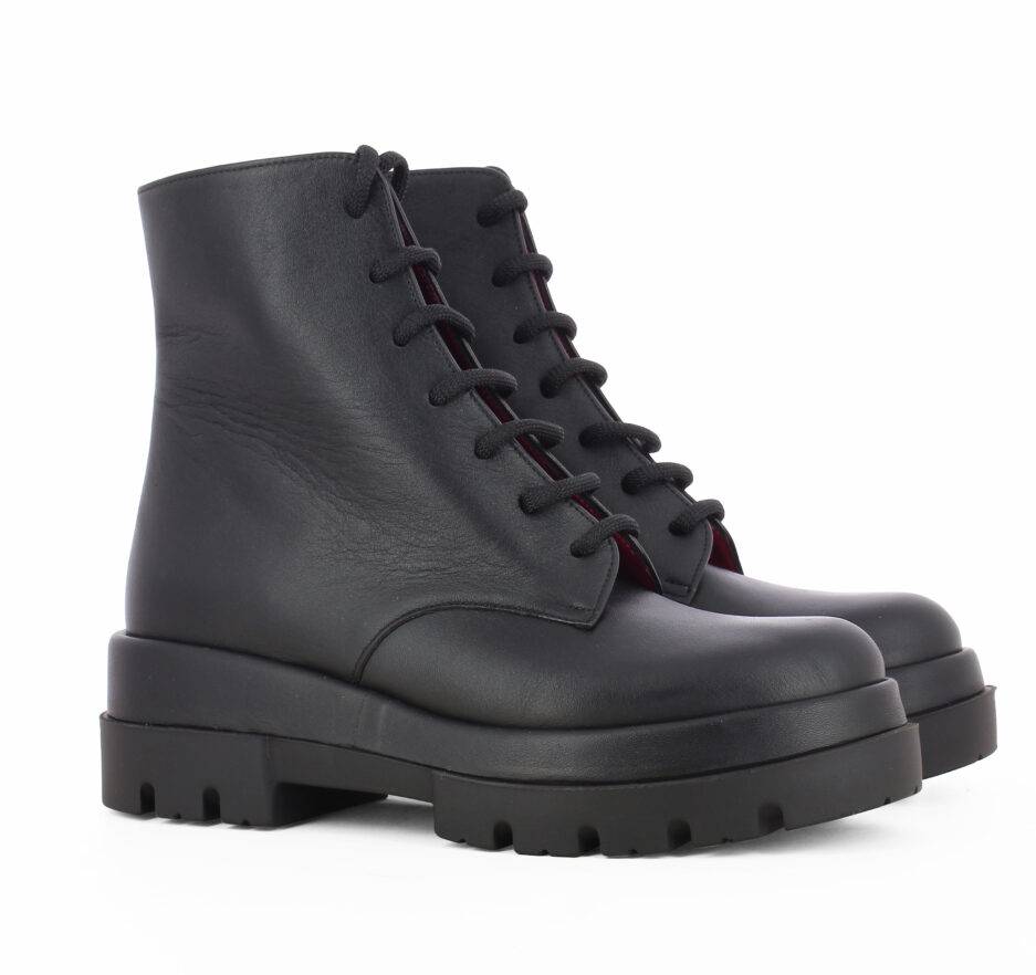 Le Babe BOOTS IN VITELLO NERO