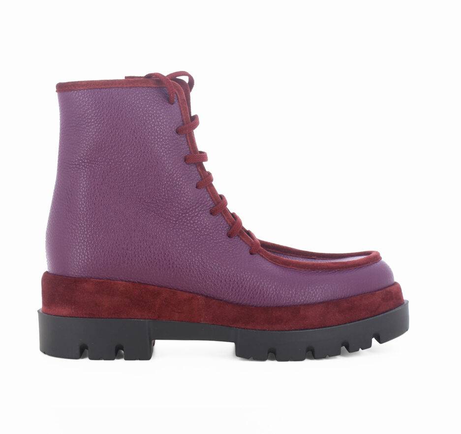 Le Babe BOOTS IN VITELLO TESTA DI MORO