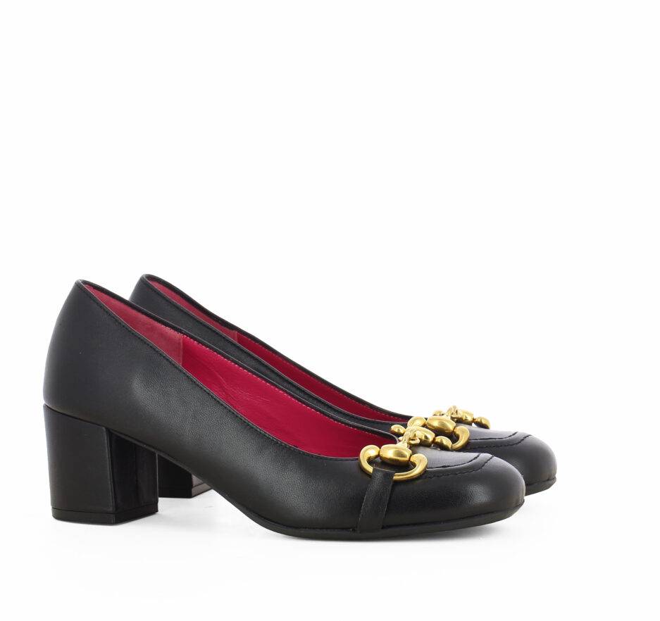 Le Babe DECOLLETE’ IN NAPPA NERA