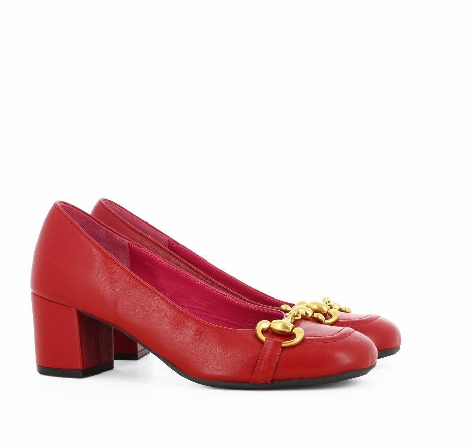 Le Babe DECOLLETE’ IN NAPPA ROSSA